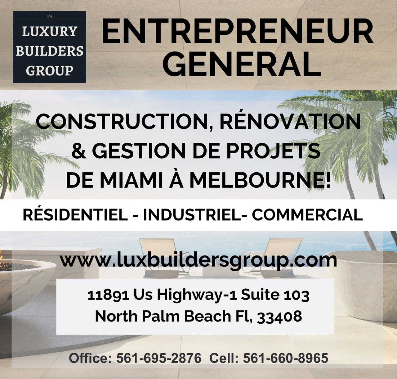 Entrepreneur général Luxury Builders Group