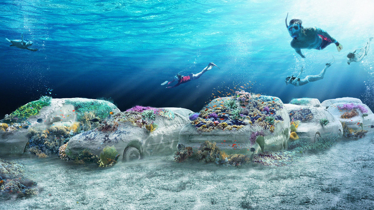 Un récif artificiel artistique géant en projet à Miami Beach