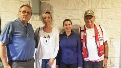 A Fort Myers samedi dernier : Xavier Capdevielle, Marie Bordas Thibaud, Aline Martin O'Brien et Robert Jaquet