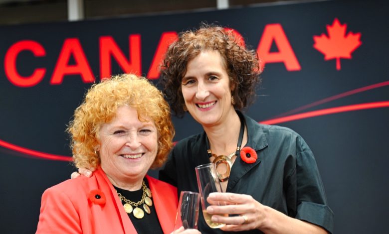 Susan Harper et Sylvia Cesaratto lors de cette soirée de "passation de pouvoirs" !