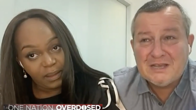 Lydie et Boris Lavenir lors de leur très émouvant témoignage sur NBC Nigntly News le 28 février 2023