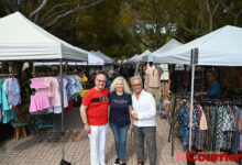 Georges, Corinne et Edouard de l'association FAACT qui organisent le Marché de Noël, et mes autres marchés à Miami Beach !