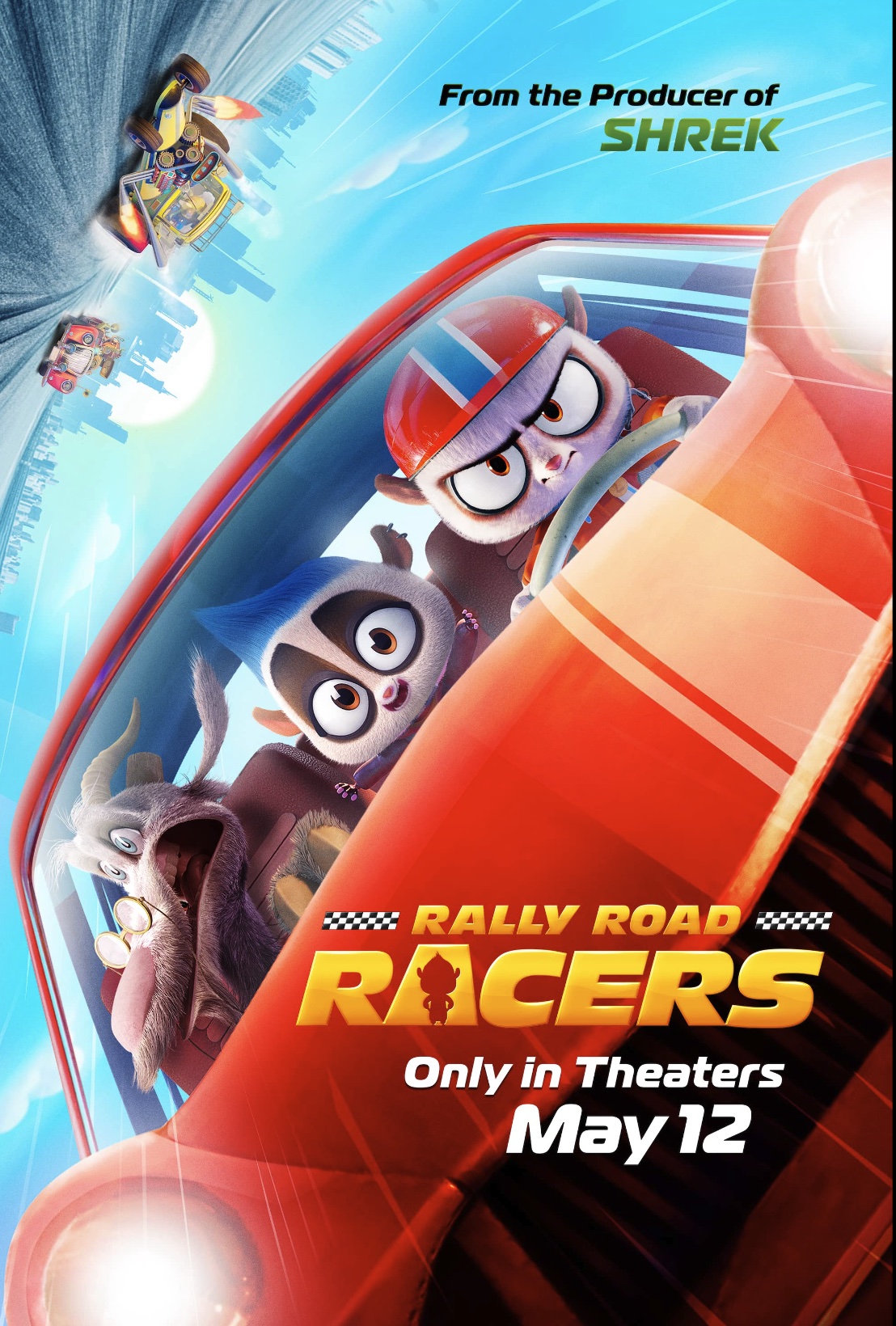 Affiche film Rally Road Racers