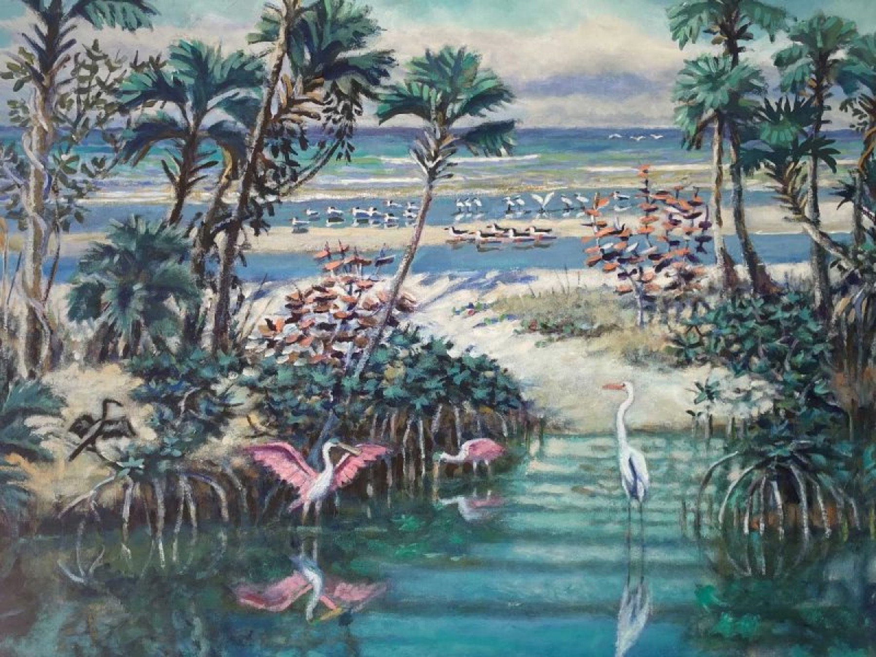 Peintures du rivage de Collier County par Paul Arsenault