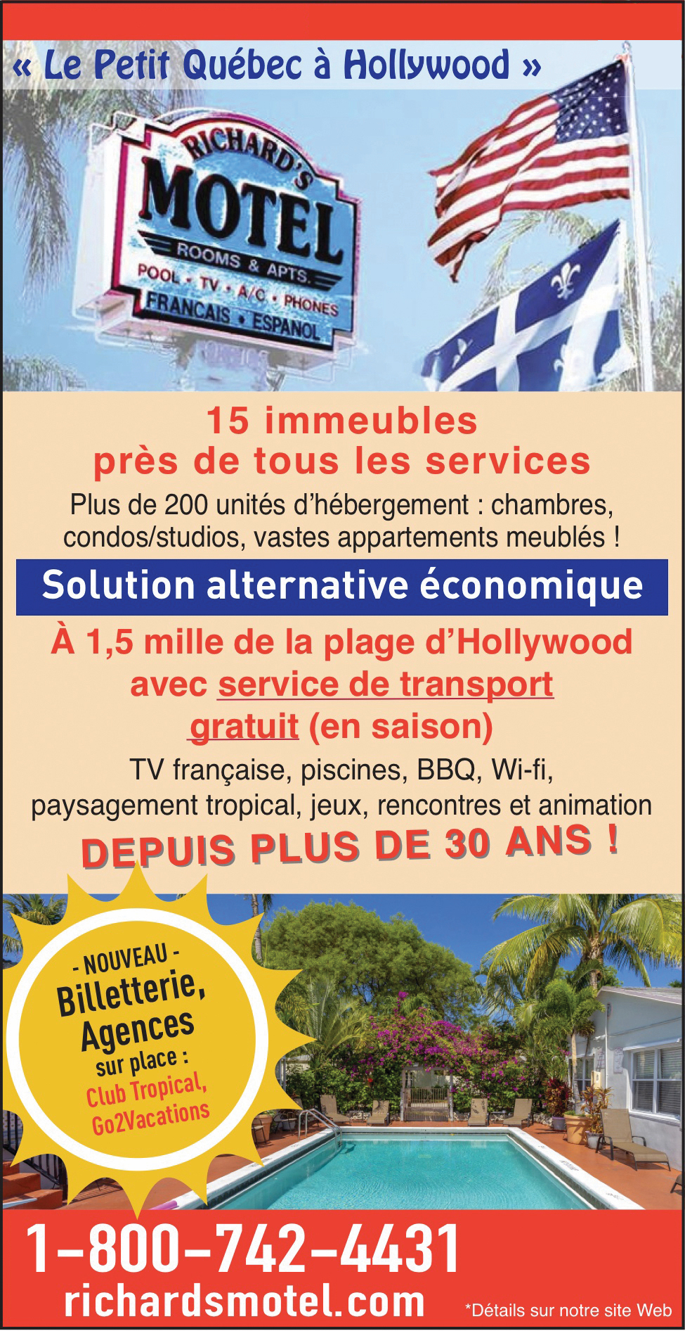 Richard's Motel et hôtels à Hollywood en Floride