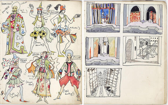 Expo « The Sketchbooks and Theatrical Designs of Albert Wainwright » 
