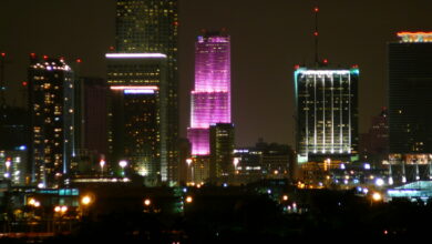 Le Bureau du Québec est pour le moment dans la Miami Tower.