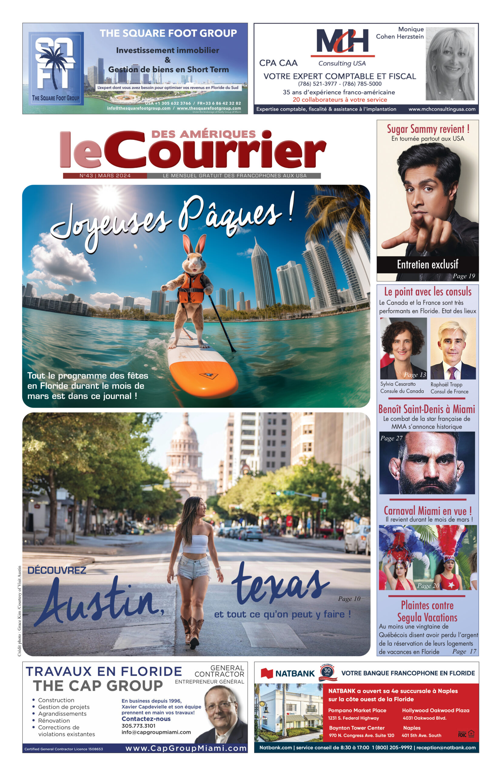  est sortiLe Courrier des Amériques de Mars 2024