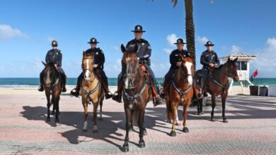 La police montée de Fort Lauderdale