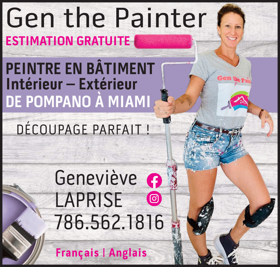 Gen the Painter / travaux de peinture en Sud Floride (Broward et Miami)