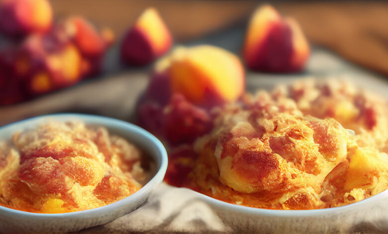 Recette Peach Cobbler