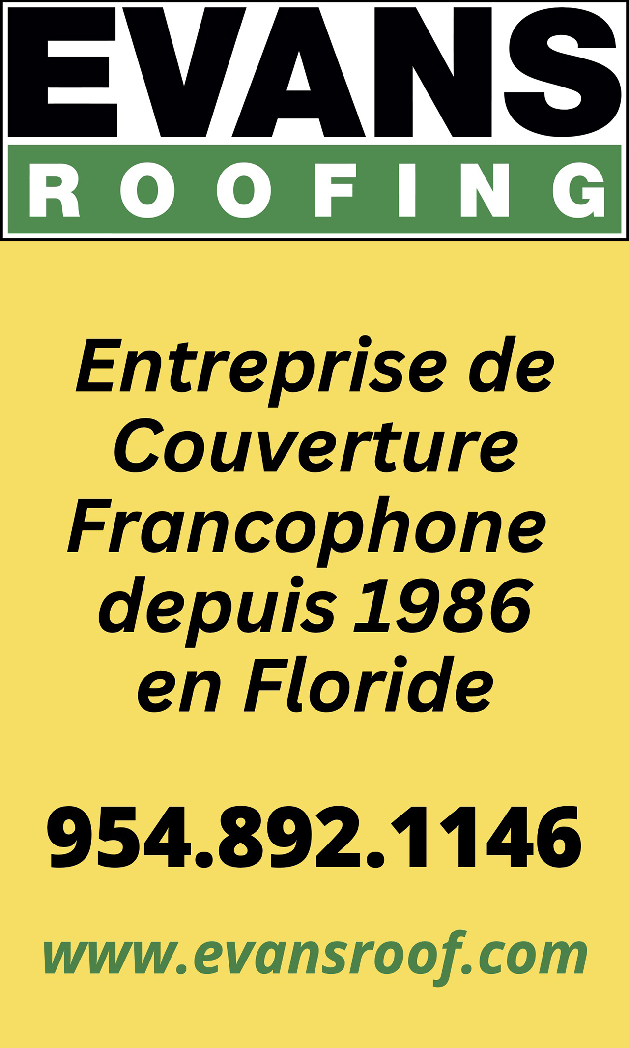 Evans Roofing : toitures, couverture, en Floride