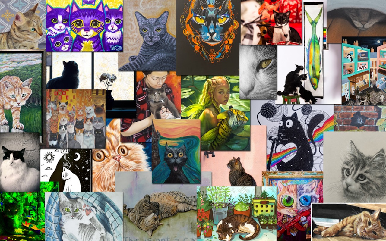 INTERNATIONAL CAT SALON ART EXHIBITION