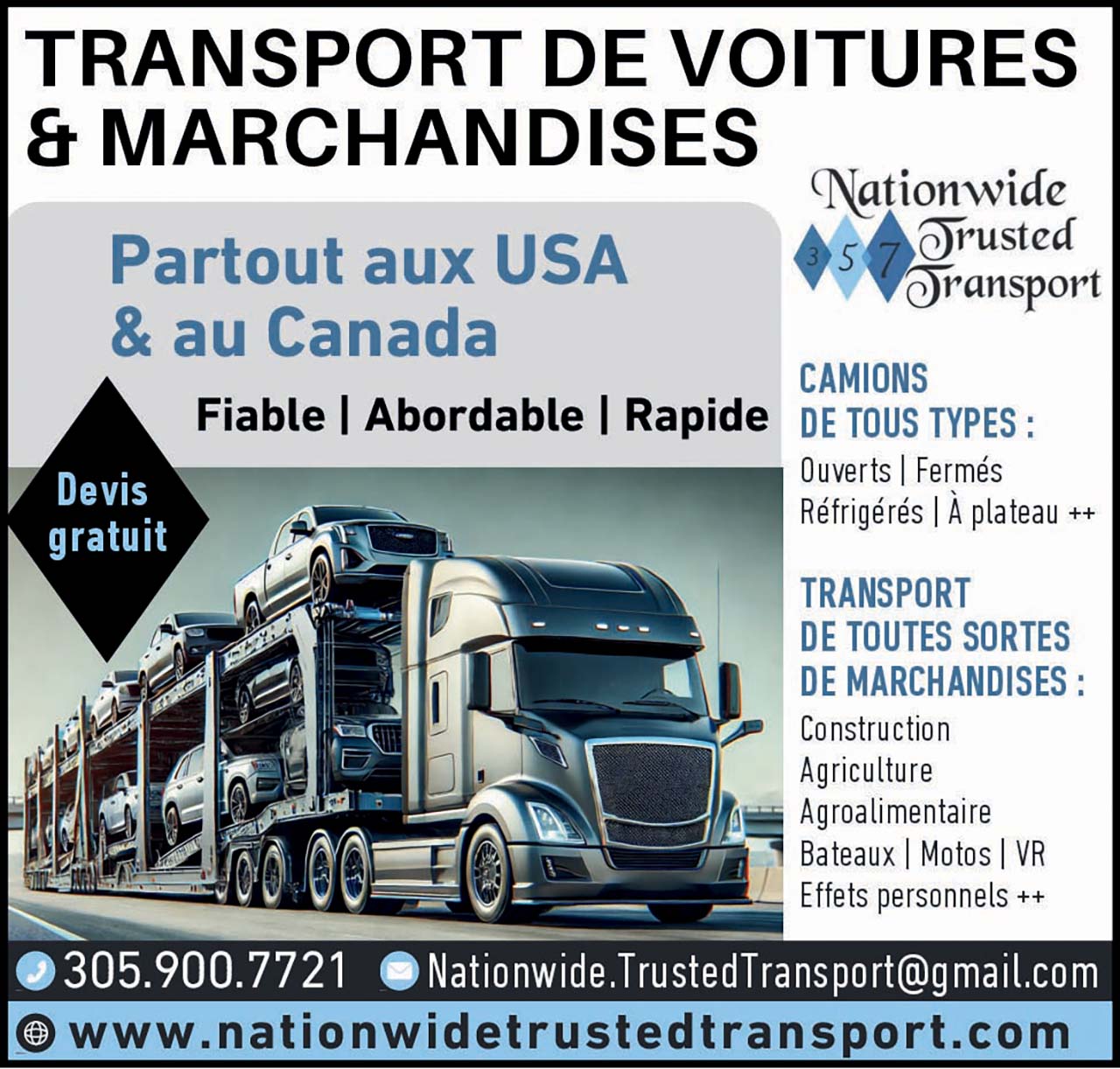 Nationwide Trusted Transport