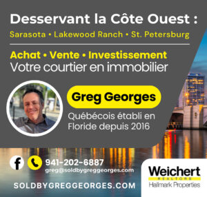 Greg Georges agent immobilier côte ouest de Floride