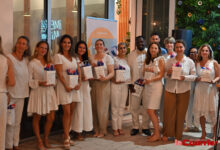 Les profs durant Miami durant la White Party de FIPA (asso des écoles publiques en immersion française à Miami)