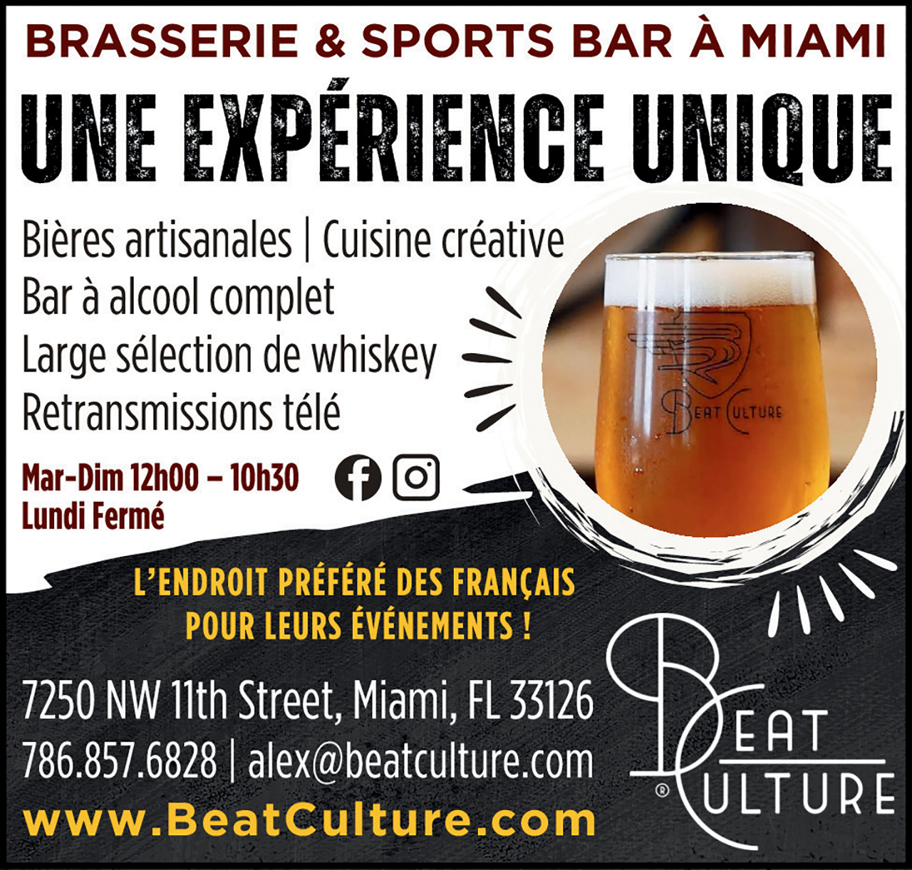 Beat Culture, restaurant français à Miami