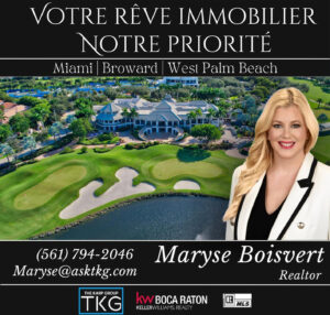 Maryse Boisvert (agent immobilier canadienne sur Miami, Broward et Palm Beach)