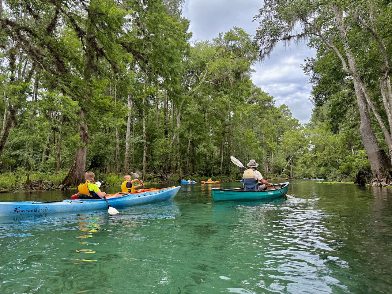 Ichetuknee : une belle rivière bleue à descendre en bouée près de Gainesville en Floride