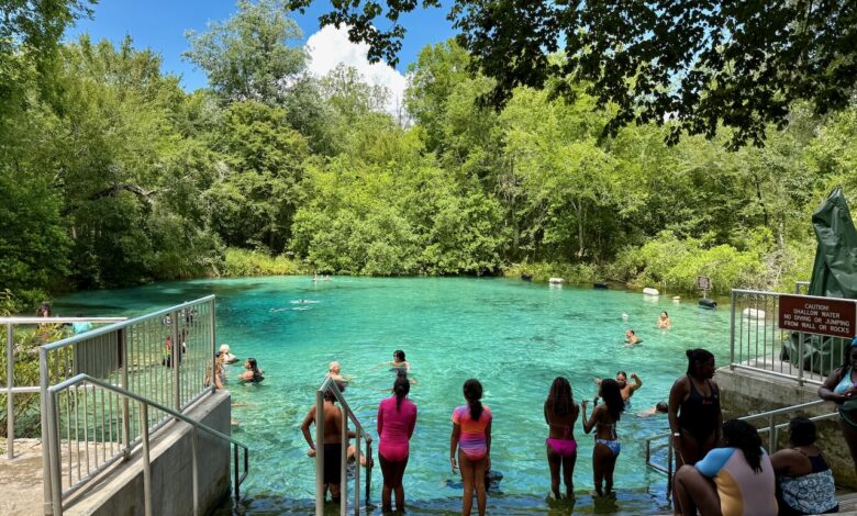 Ichetuknee : une belle rivière bleue à descendre en bouée près de Gainesville en Floride