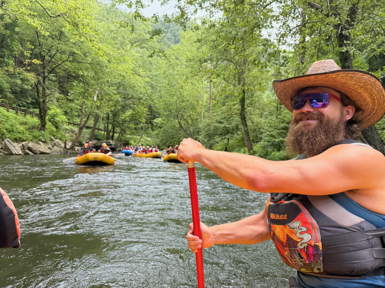 Gage, guide au Nantahala Outdoor Center