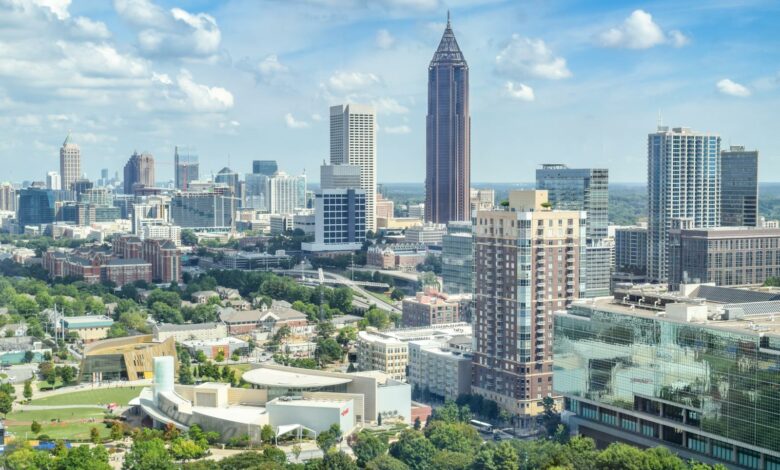 La skyline d'Atlanta.