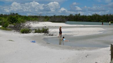 Plage de Lovers Key en Floride