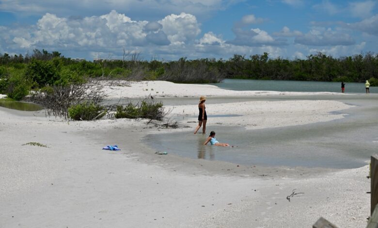 Plage de Lovers Key en Floride