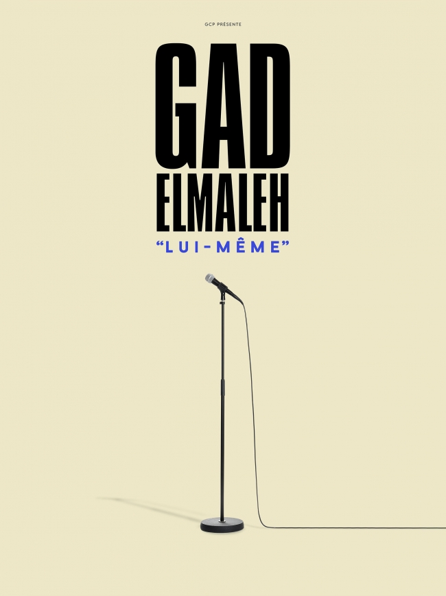 Affiche du spectacle Lui même de Gad Elmaleh