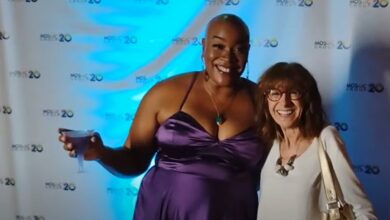 Ann Marie Sorrell (fondatrice de Mosaic Group) avec Diane Ledoux (Le Courrier des Amériques)