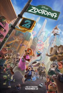 Affiche film Zootopia 2