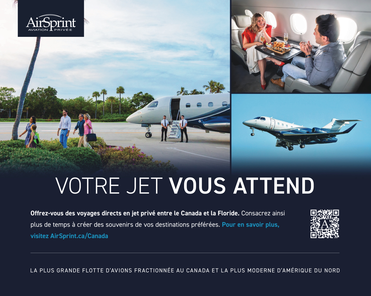 Jet privé Canada Etats-Unis et Floride