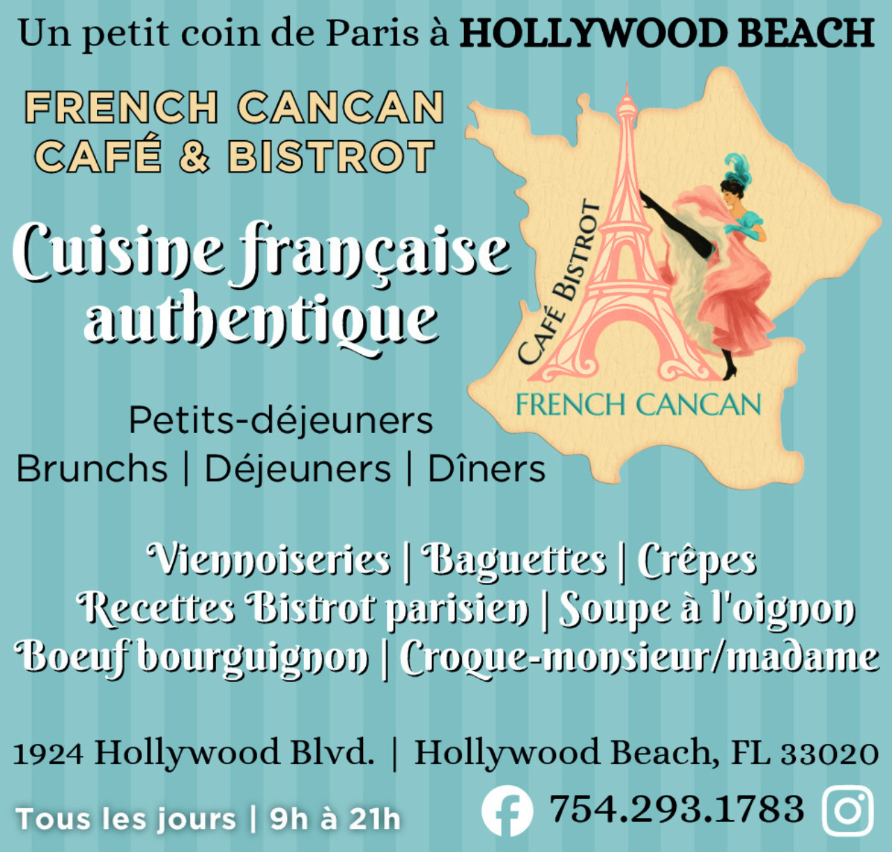 French Cancan Café & Bistrot : un Restaurant à Hollywood