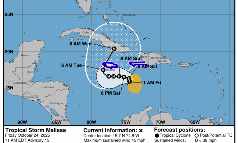 Floride : attention à la tempête Melissa qui va devenir un ouragan majeur