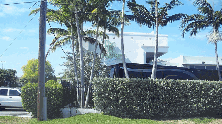 Criteria Studios (The Hit Factory), at 1755 NE 148th St., Miami, FL in 2011.