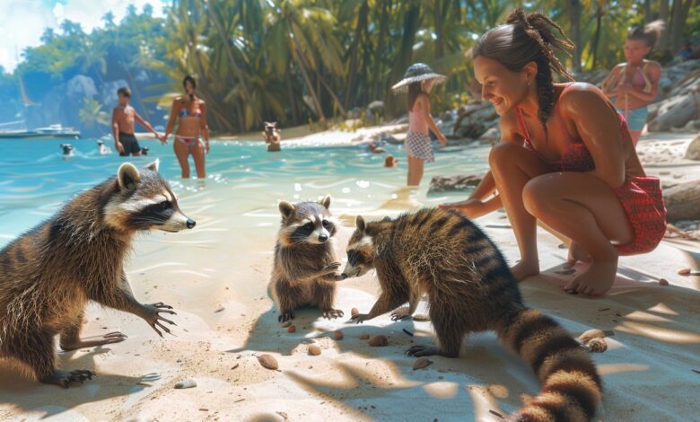 Où voir des ratons laveurs en Floride, à Racoon Island (Miami) et ailleurs