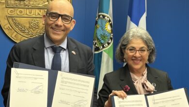 Christopher Skeete, Ministre des Relations internationales et de la Francophonie Daniella Levine Cava, Maire du comté de Miami-Dade