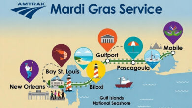 Le « Mardi Gras Service » d’Amtrak relancé : la côte du Golfe à nouveau accessible en train