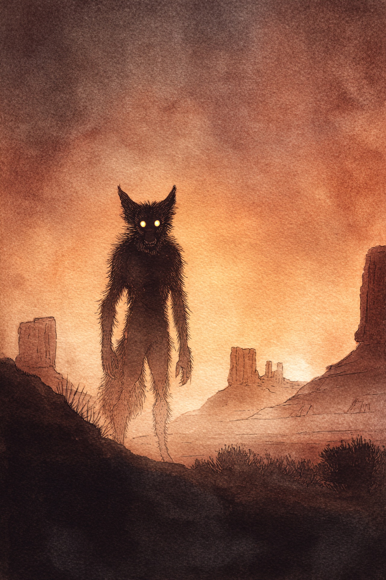 Skinwalkers (Navajo) — sorciers changeurs de forme