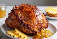 Recette américaine Jambon glacé avec chutney d'ananas