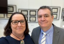 Daphnée et Sylvain Perret.