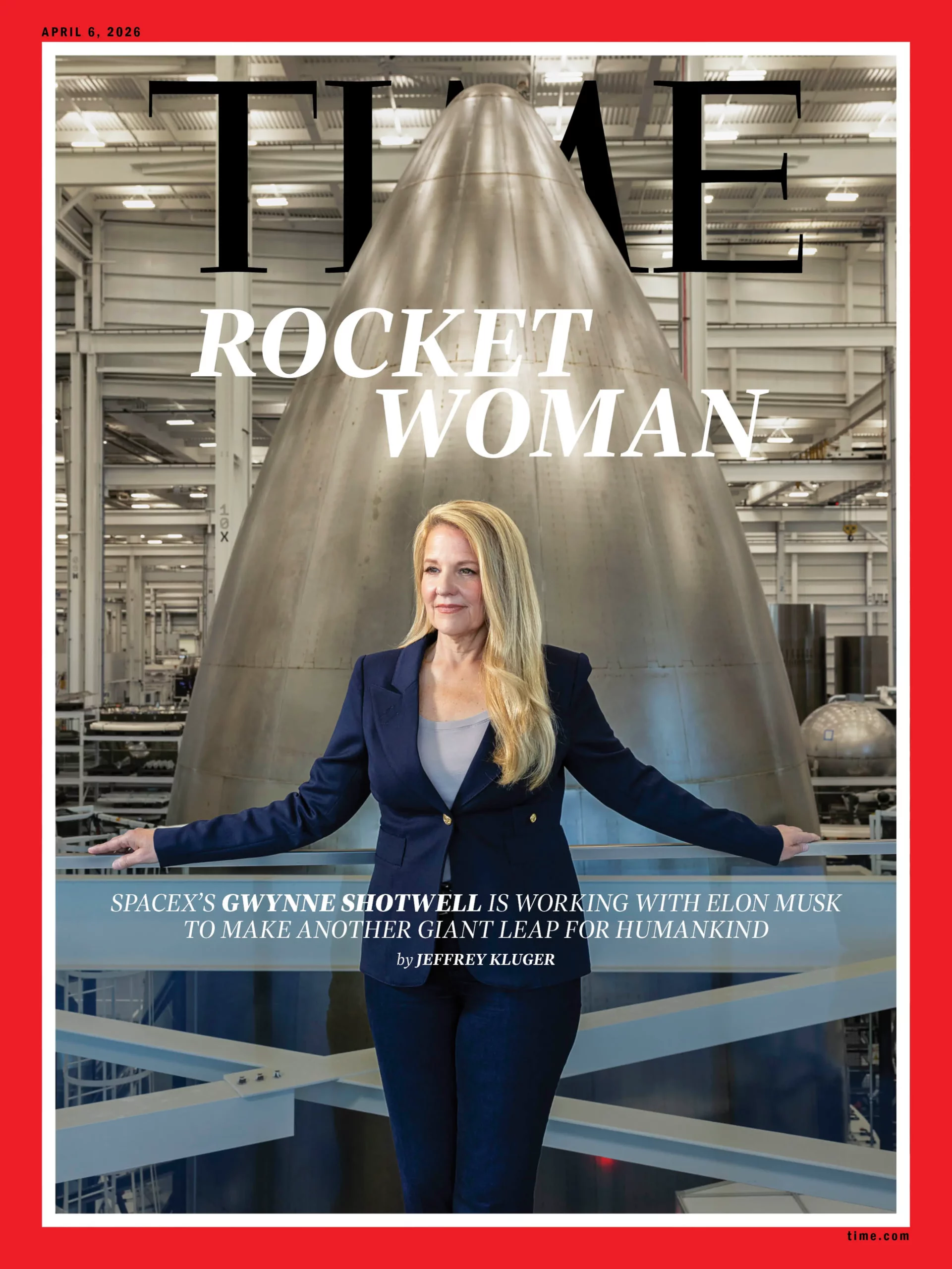 Couverture de Time Magazine en Mars