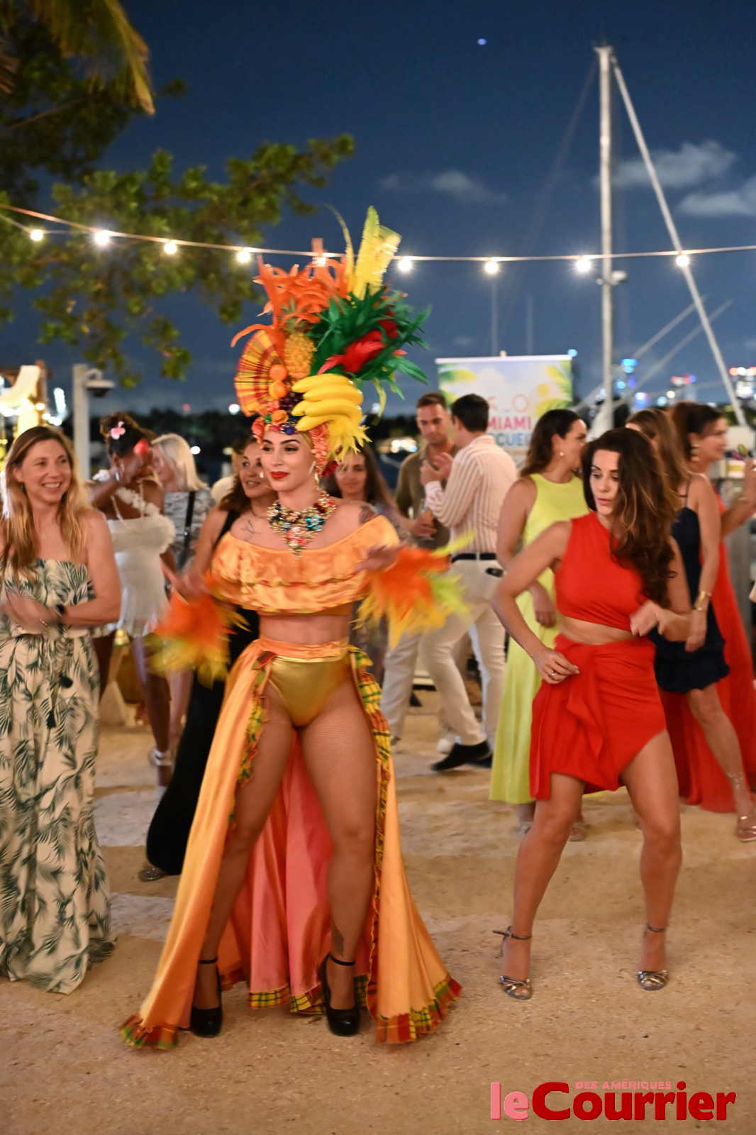 Pendant la soirée des 30 ans de Miami Accueil