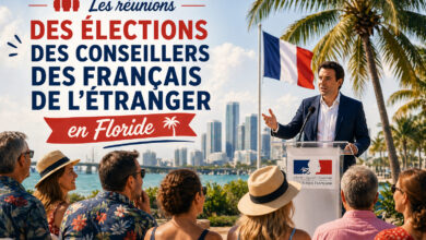 La listes des réunions publiques pour les élections des conseillers des Français de l'étranger en Floride