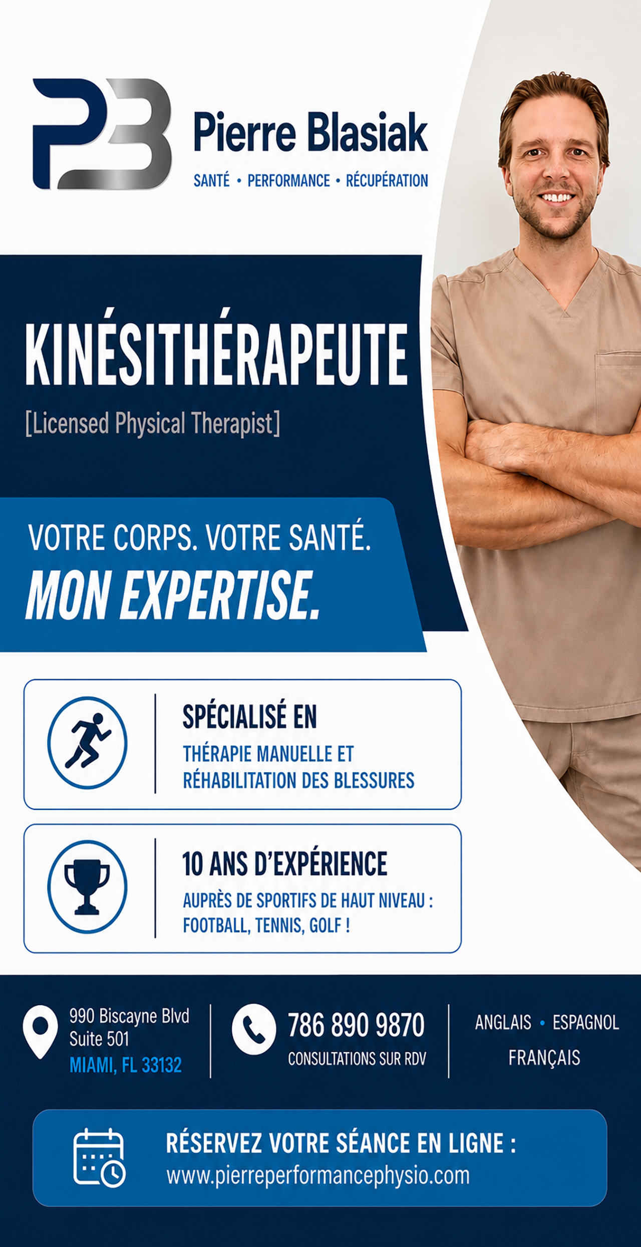 Pierre Blasiak Kinésithérapeute / Sport