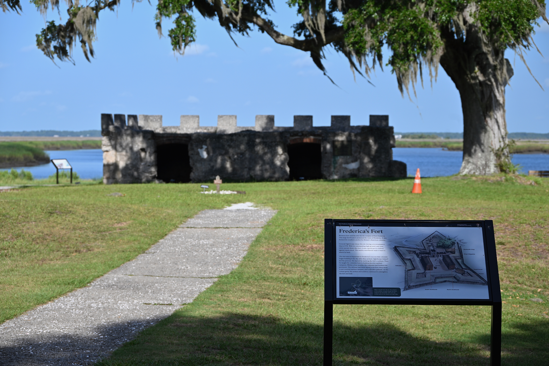 Fort Frederica à St Simons Island