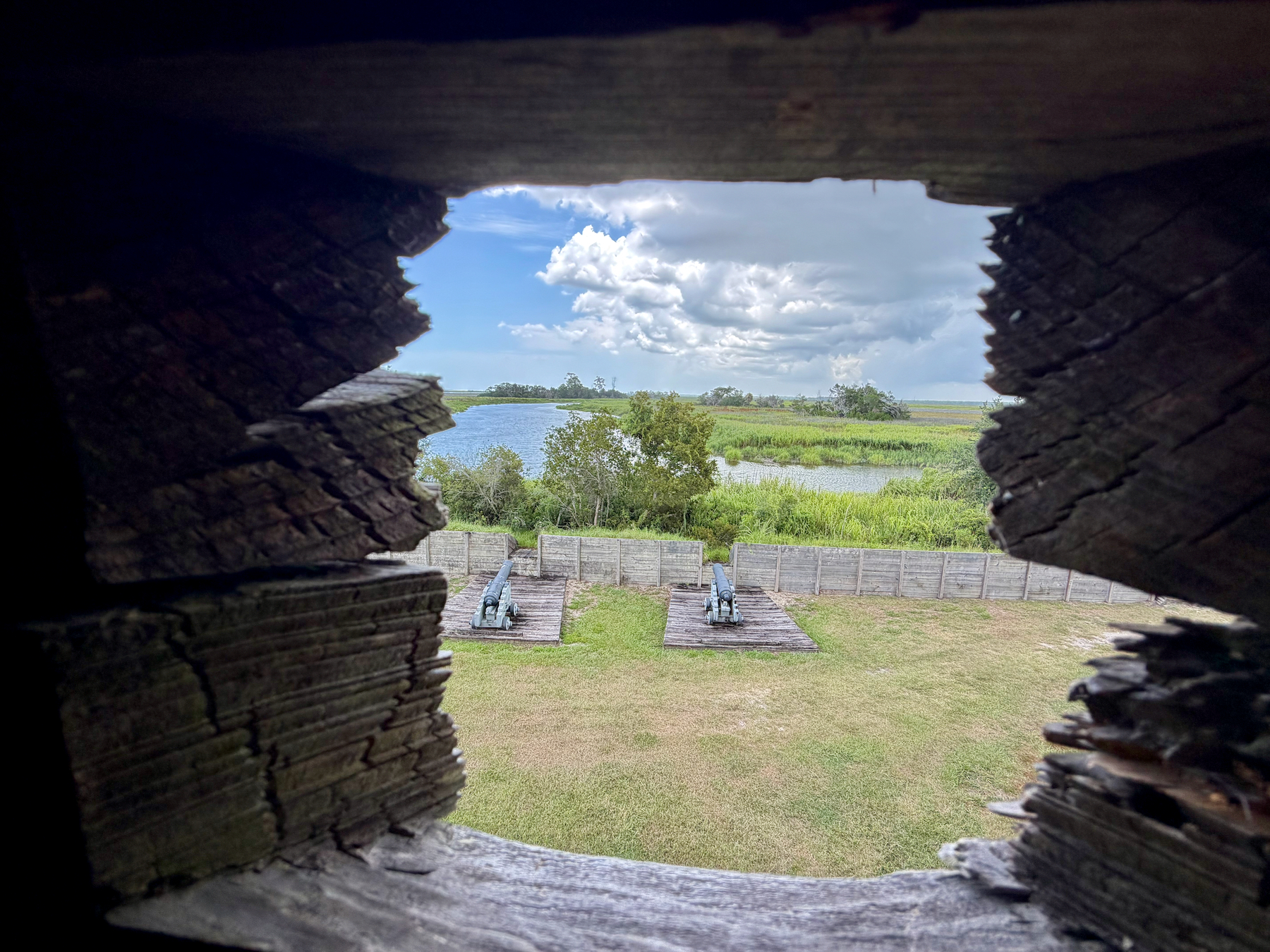 Vue depuis le fort King George