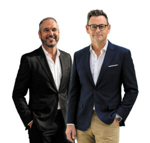 David Swinnen et Yann Guyonic, les fondateurs de Horizon Vacation Homes