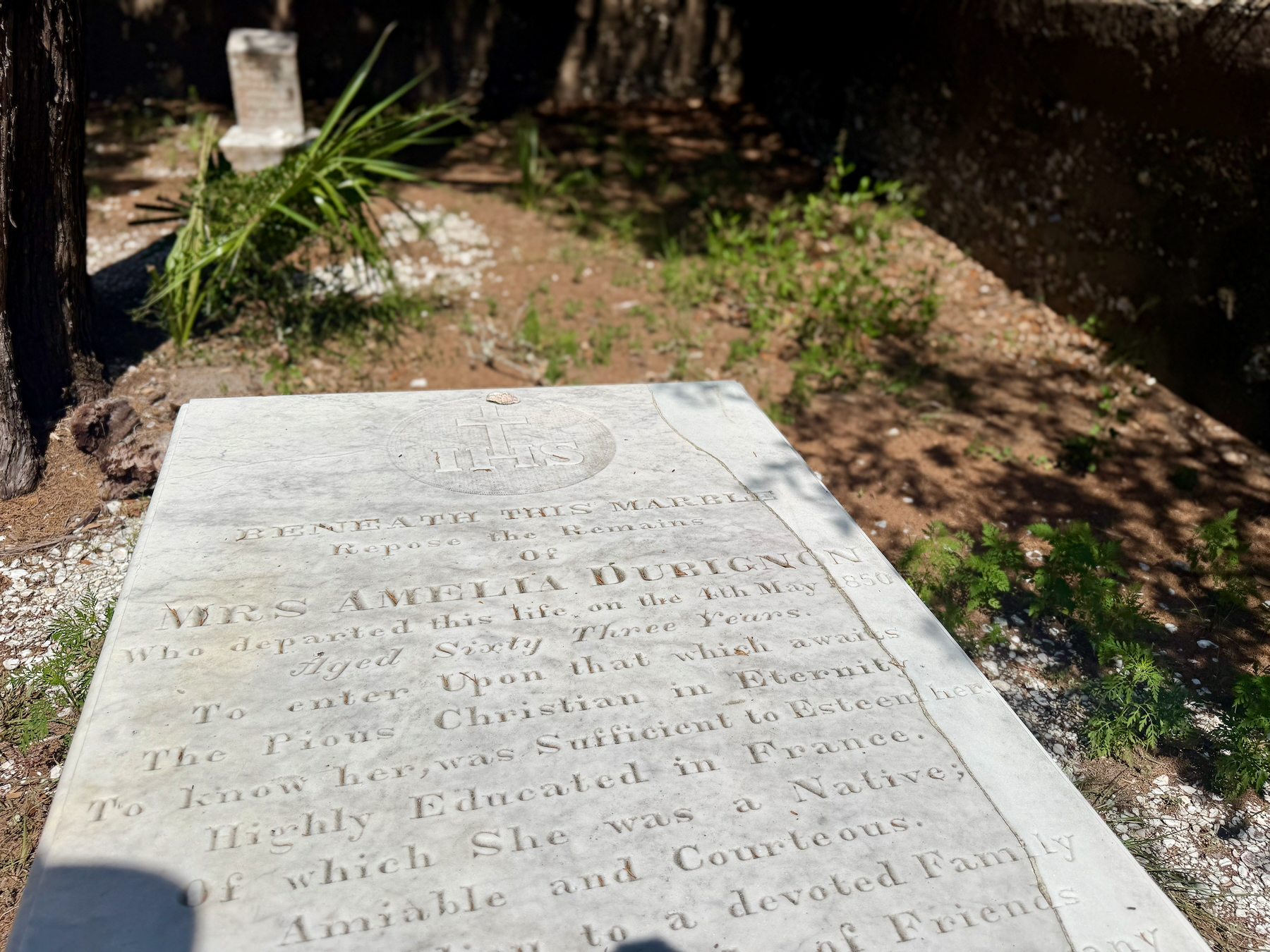 L'une des tombes de la famille Du Bignon