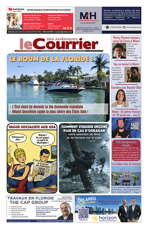 Le Courrier des Amériques de Septembre 2026 est sorti !